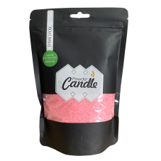 Barevná sypaná svíčka PowderCandle 50hodin – růžový vosk