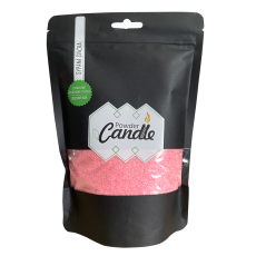 Barevná sypaná svíčka PowderCandle 100hodin – růžový vosk
