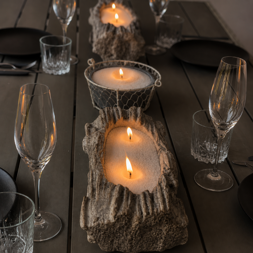 Sypana svíčka PowderCandle 10l 1500hodin