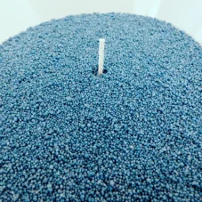 Farebná sypaná sviečka PowderCandle 50hodin – oceánovo modrý vosk