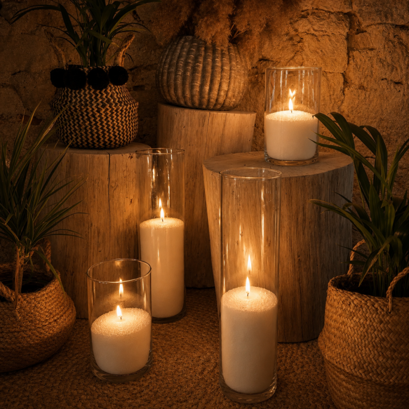 Sypana svíčka PowderCandle 50hodin