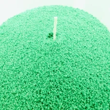 Farebná sypaná sviečka PowderCandle 50hodin – zelený vosk