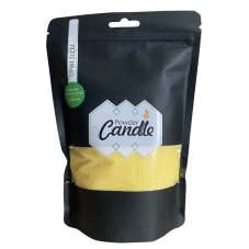 Barevná sypaná svíčka PowderCandle 50hodin – žlutý vosk