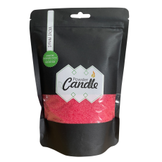 Barevná sypaná svíčka PowderCandle 100hodin – červený vosk