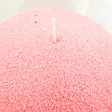 Farebná sypaná sviečka PowderCandle 50hodin – ružový vosk