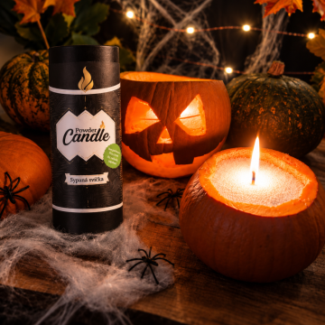 Halloween dekorace z dýně: vytvořte si originální svíčku