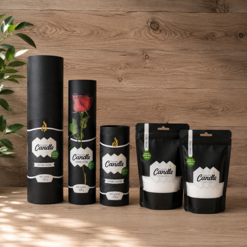 Sypana svíčka PowderCandle 100hodin